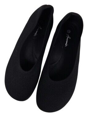 Arrsnic Women's Woven Cap Toe Ballet Flats 9.5